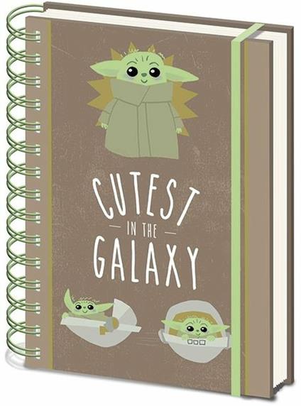 Quaderno A5 Star Wars The Mandalorian Cutest In The Galaxy - Sr73255 Quaderno A5 Star Wars The Mandalorian Cutest In The Galaxy - Sr73255